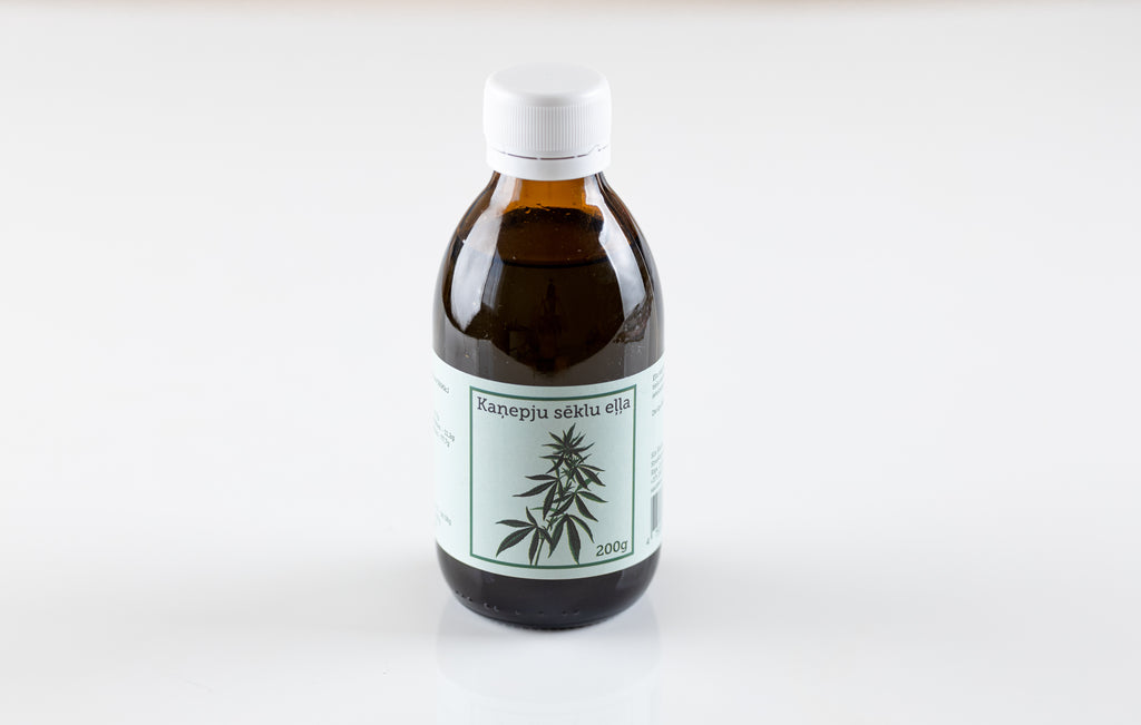 Hemp oil, 200 ml.