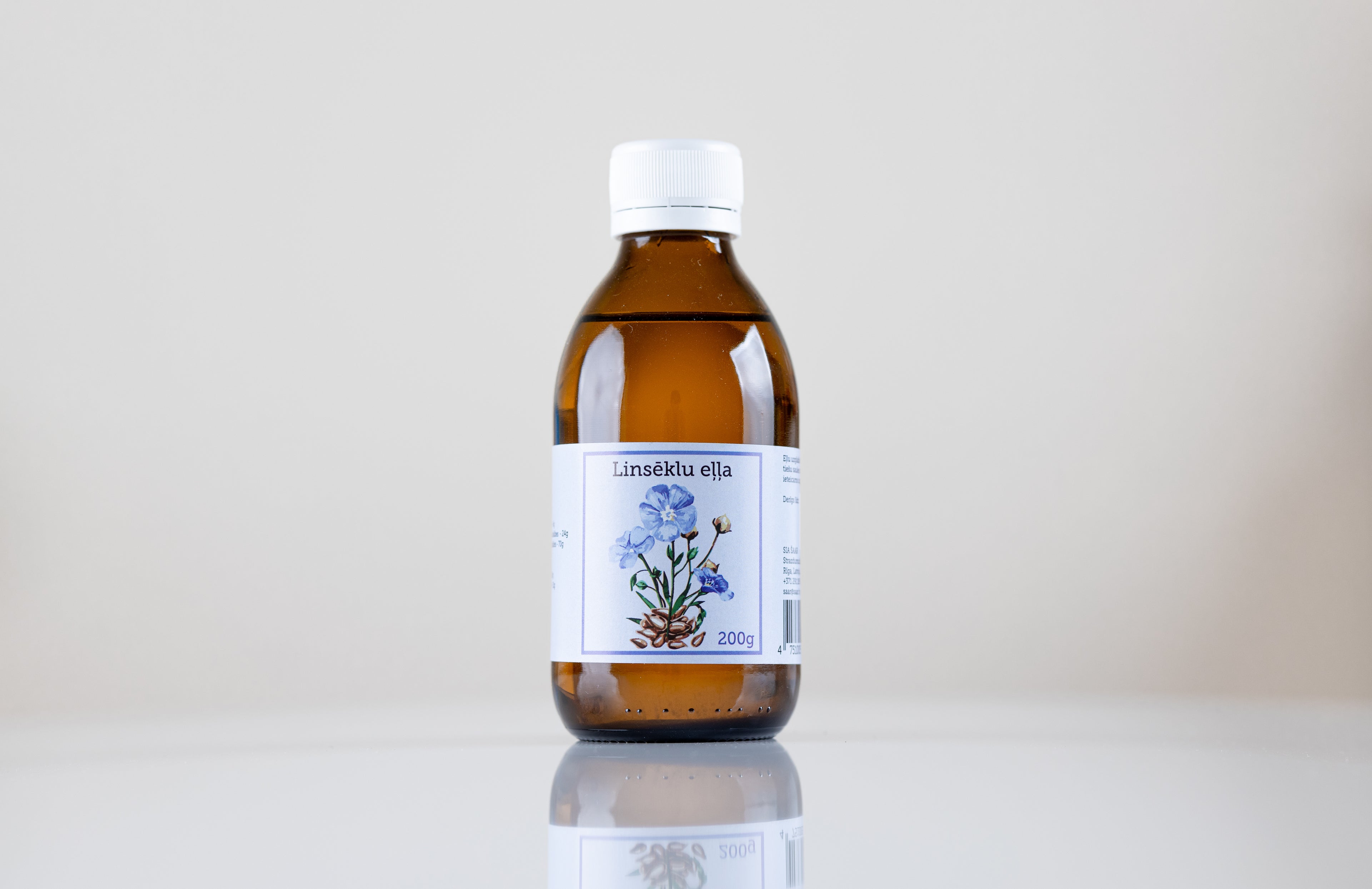 Flaxseed oil, 200 ml.