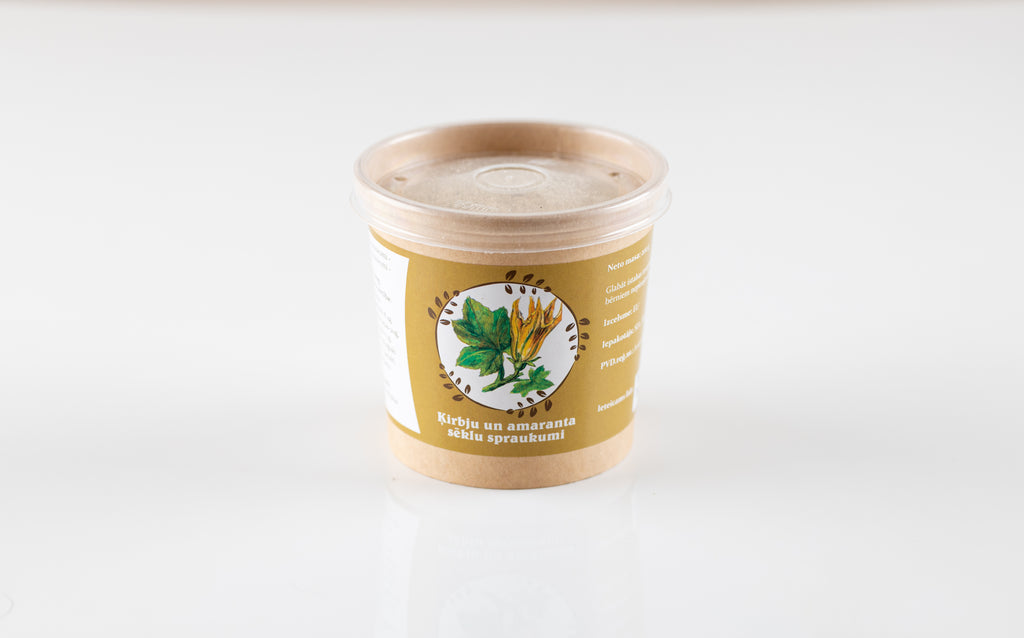 The pumpkin and amaranth seeds powder, 200 g.