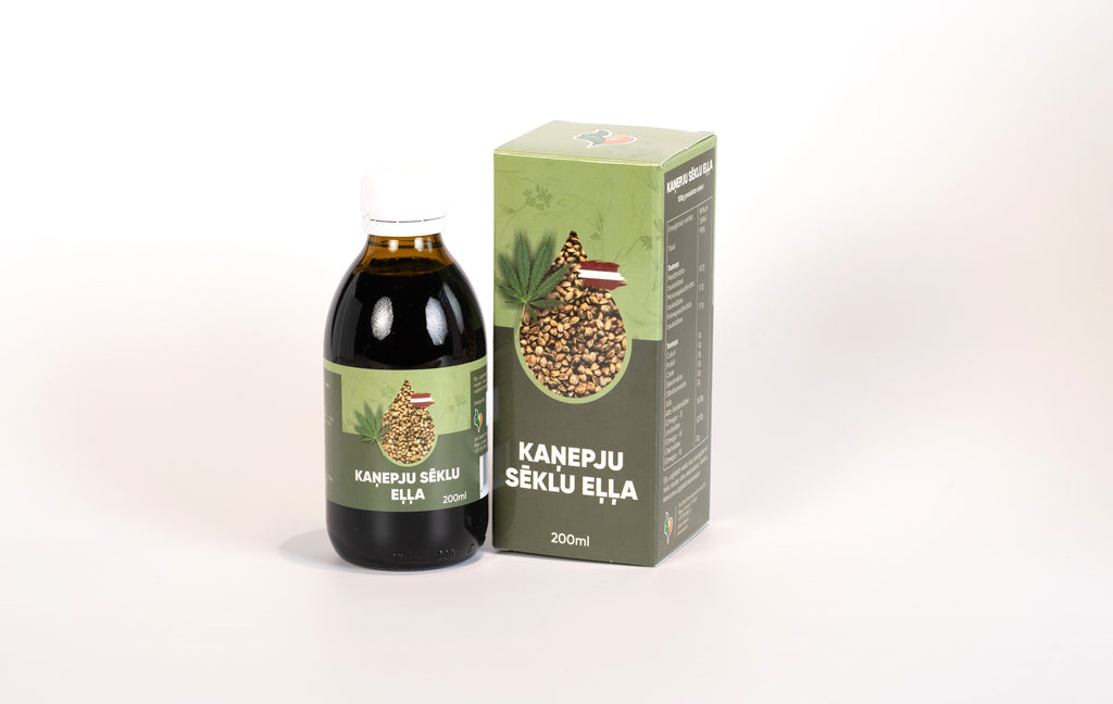 Конопляное масло, 200 мл.